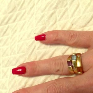 Stackable 14k gold rings -3